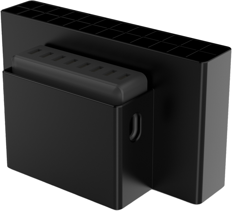 DEQSTER Stylus Multi Charger Station – 19.5 × 11 × 8.15 cm