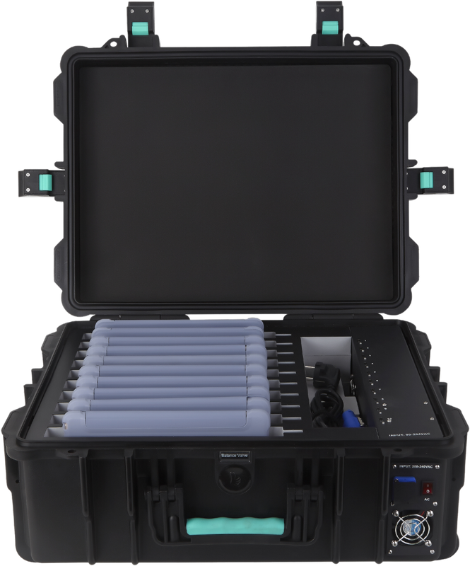 DEQSTER Charging Case KT10C – 10 × USB-C. All at once.