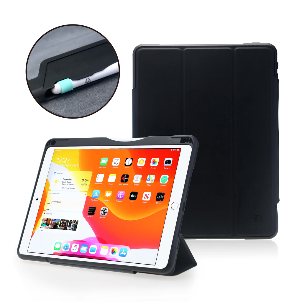 [40-737154] Rugged Case #RQ1, iPad 10.2" (7. / 8. / 9. Gen.) (Schwarz)