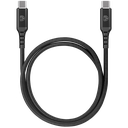 DEQSTER Nylon Charging Cable , Black (Bulk)