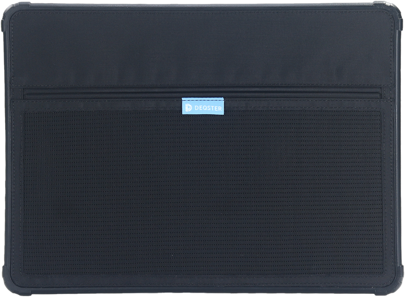 DEQSTER Rugged Sleeve Neo – rugged sleeve for MacBook Neo 13" with accessory pocket