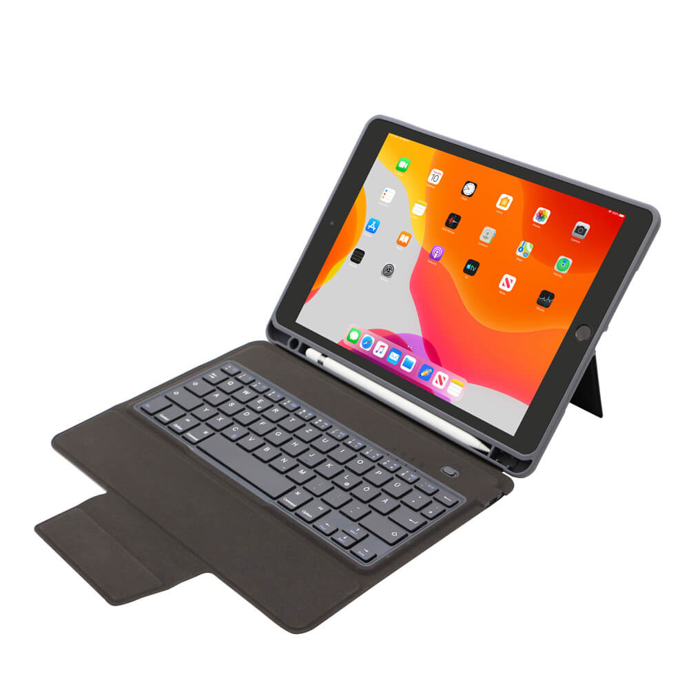 deqster folio case huelle iPad tastatur