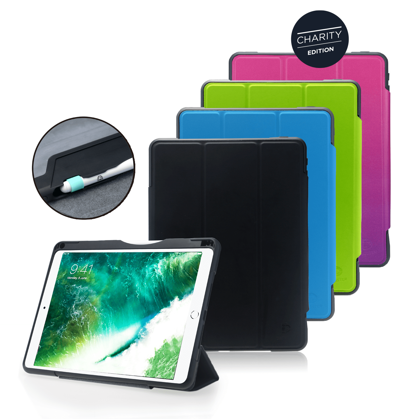 DEQSTER Rugged Case apple iPad Hüllen 10.2 zoll 9te generation