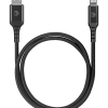 Nylon Ladekabel, USB A auf Lightning, 1m