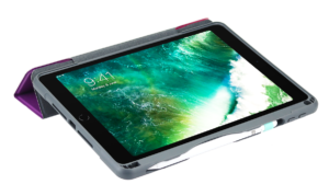 deqster rugged case, iPad schutzhülle, Stifthalter, offen, mit tablet