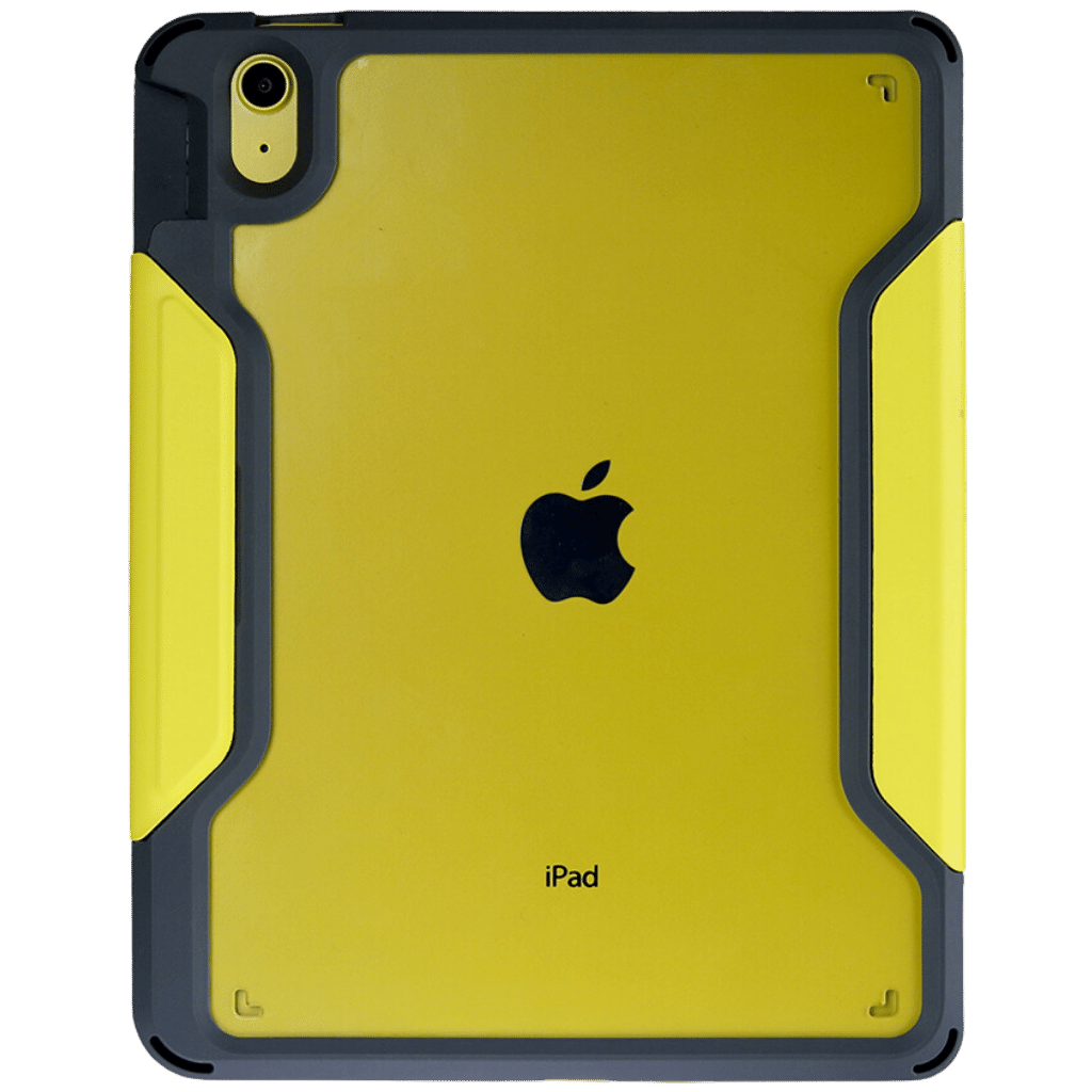 rugged max case gelb transparente rueckseite