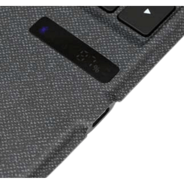 Deqster Rugged Touch Keyboard Akku anzeige