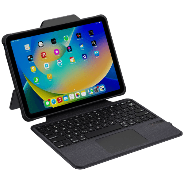 Deqster Rugged Touch Keyboard, iPad keyboard case with tablet